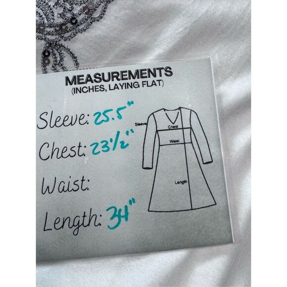 inc international concepts sequin tunic dress white pima‎ cotton 2x - Picture 8 of 9